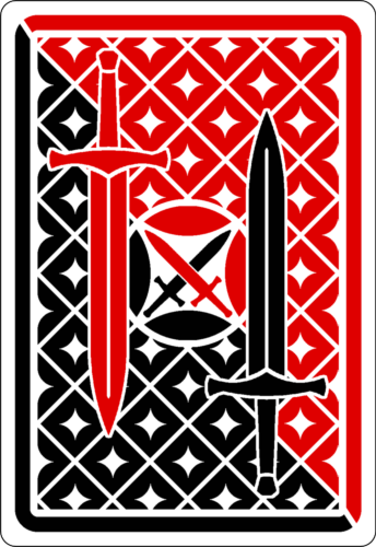 56 card back de round pattern